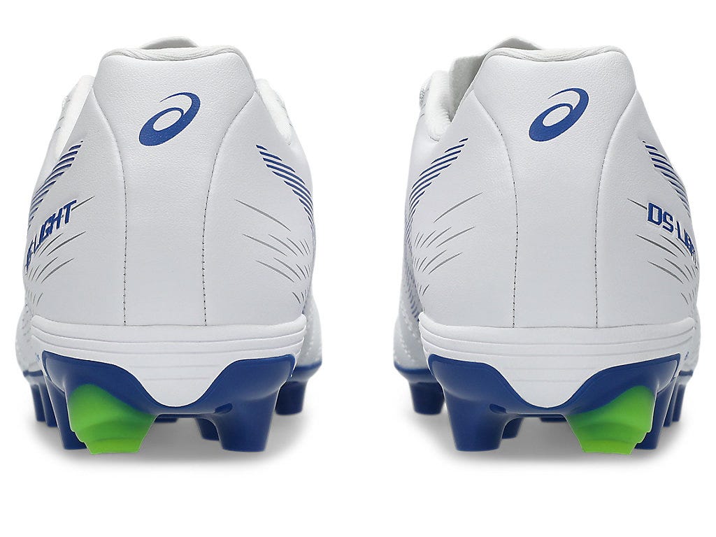 Asics Kid's Ds Light Gs White/Blue Football Boots