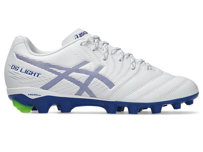 Asics Kid's Ds Light Gs White/Blue Football Boots