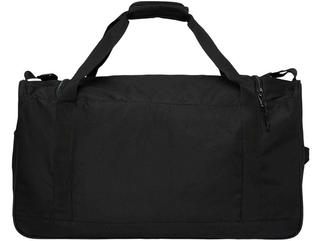 Asics 60l Black/White Duffle Bag – INSPORT