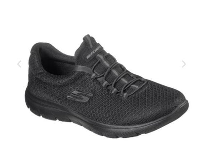 Sketchers Women's Summit Triple Black Walking Shoes