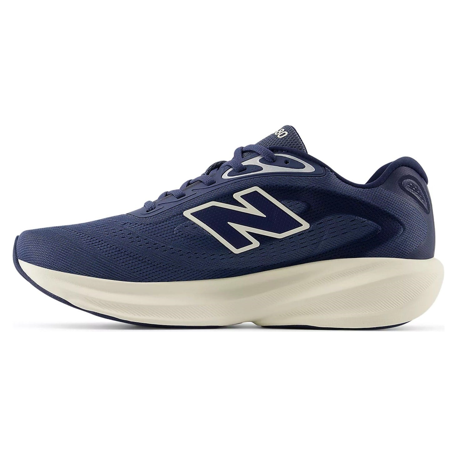 NEW BALANCE MEN'S 680 V9 NAVY/OFF WHITE RUNNING SHOES (WIDTH 2E)
