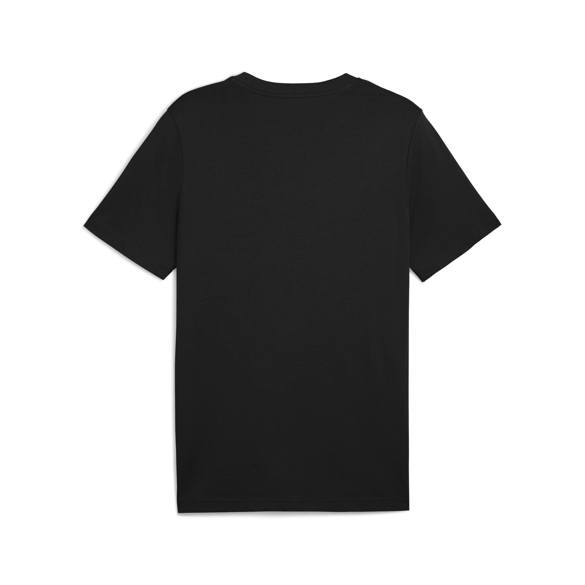 PUMA MEN'S ESSENTIALS 2 COLOUR SMALL LOGO BLACK TEE