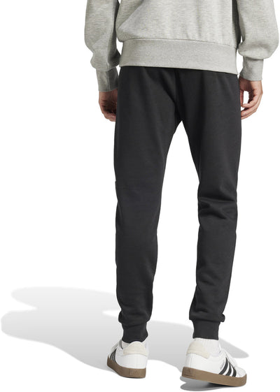ADIDAS MEN'S BIG LOGO FLEECE BLACK TRACKPANT