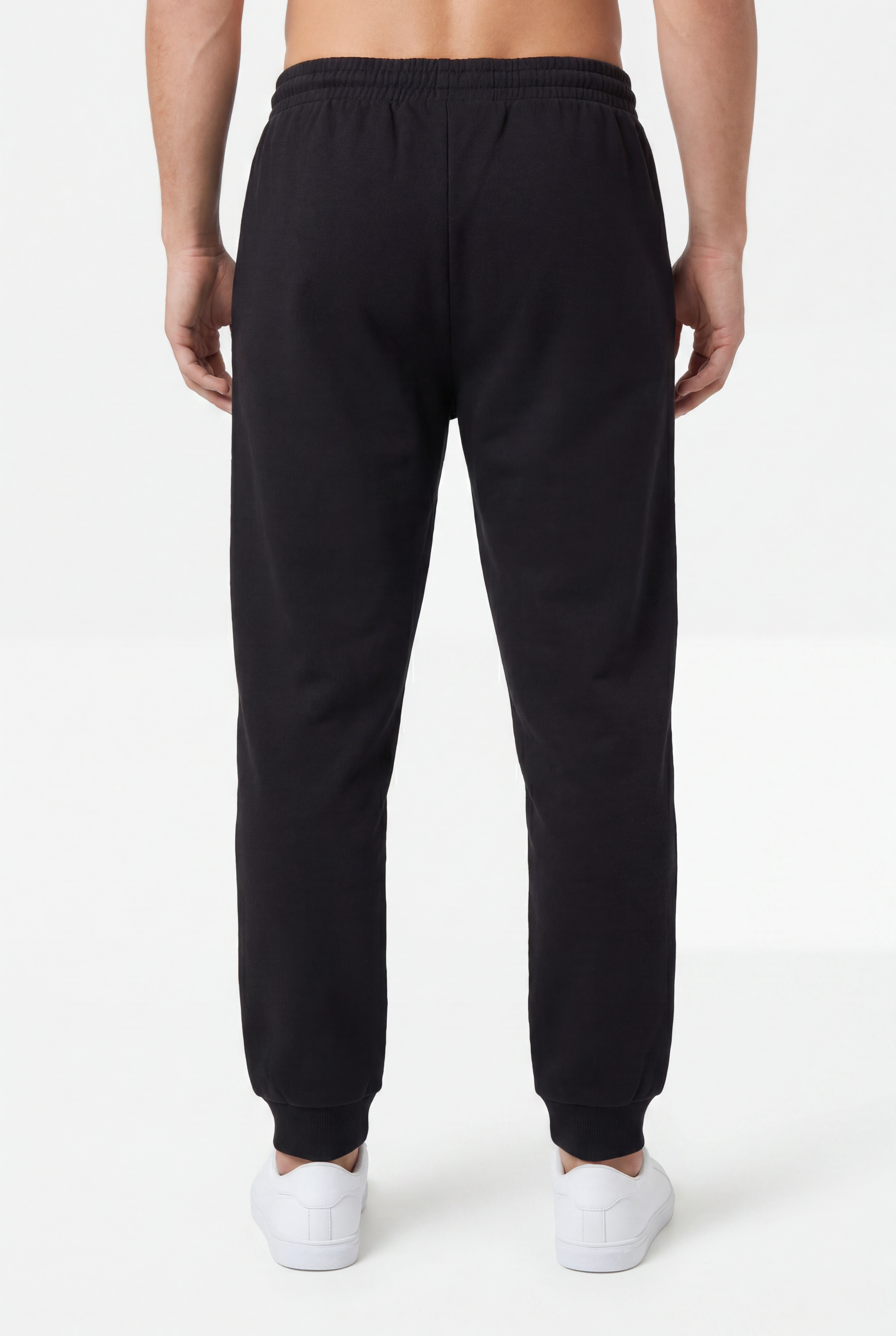 Fila Mens Byron Fleece Black Trackpants