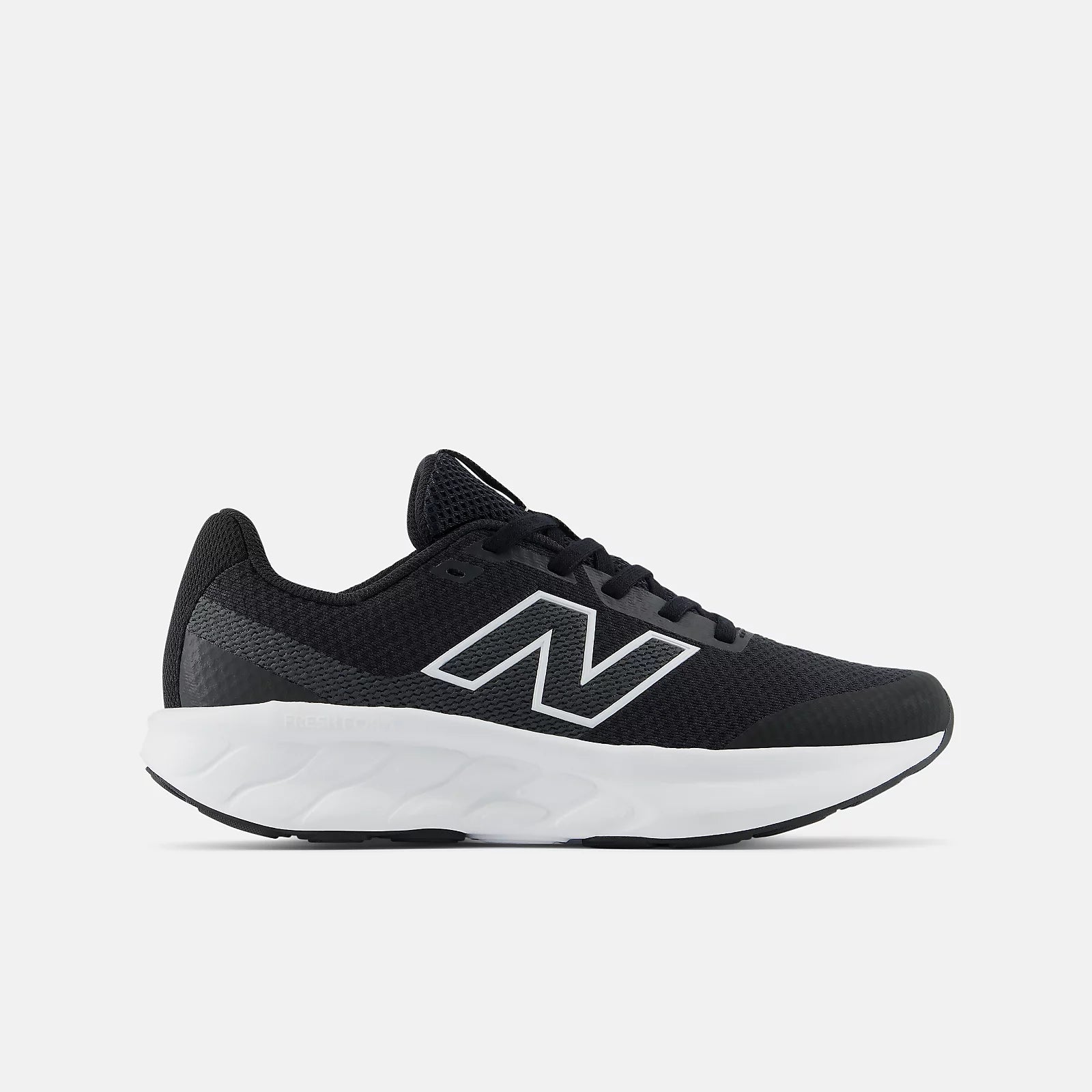 NEW BALANCE KID'S 520 BLACK/WHITE RUNNING SHOES