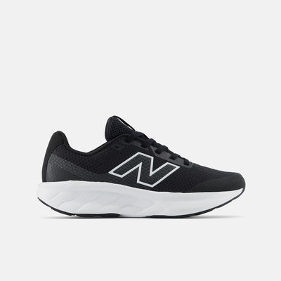 NEW BALANCE KID'S 520 BLACK/WHITE RUNNING SHOES