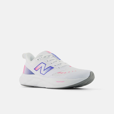 New Balance Kid's 625 Lace White/Pink/Blue Running Shoes