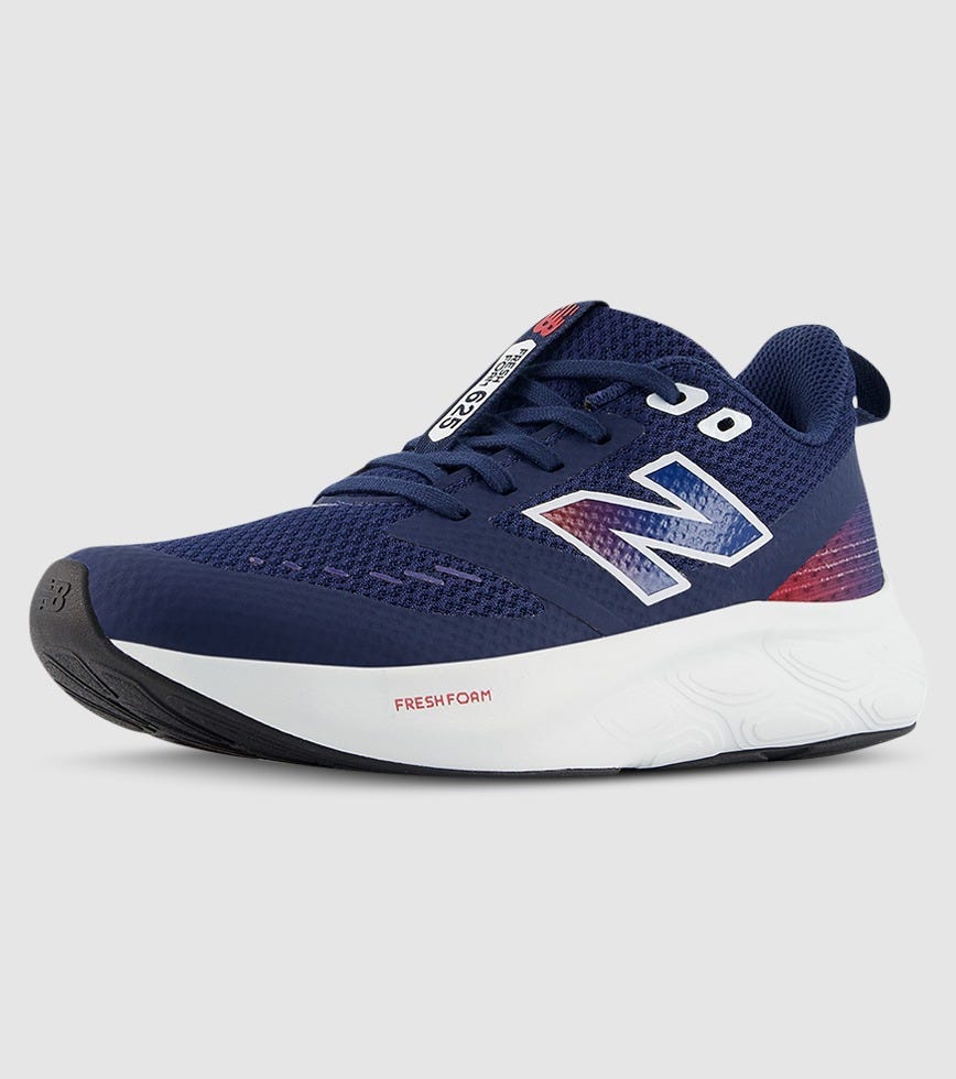 New Balance Kid's 625 Foam Navy/White Running Shoes