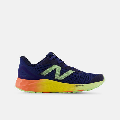 New Balance Kid's Fresh Foam Arishi V4 Gs Blue/Heat Running Shoes