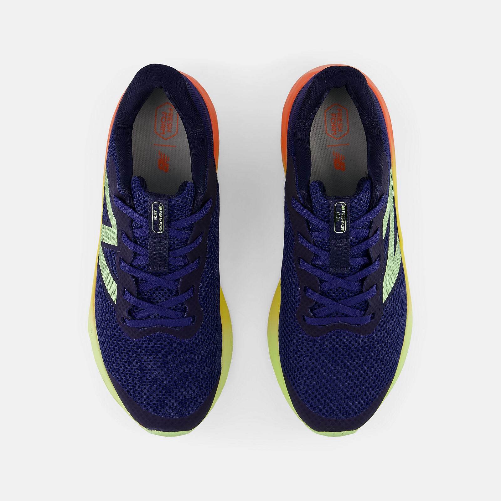 New Balance Kid's Fresh Foam Arishi V4 Gs Blue/Heat Running Shoes