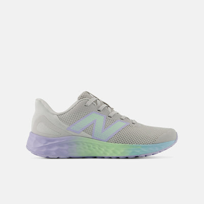 New Balance Kid's Fresh Foam Arishi V4 Gs Grey/Jade Running Shoes