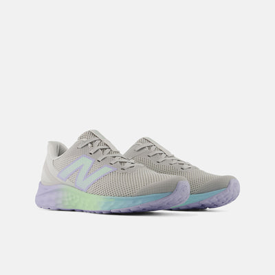 New Balance Kid's Fresh Foam Arishi V4 Gs Grey/Jade Running Shoes
