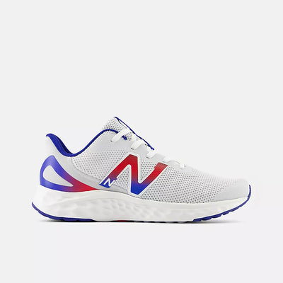 New Balance Junior Arishi V4 Silver/Blue Shoes