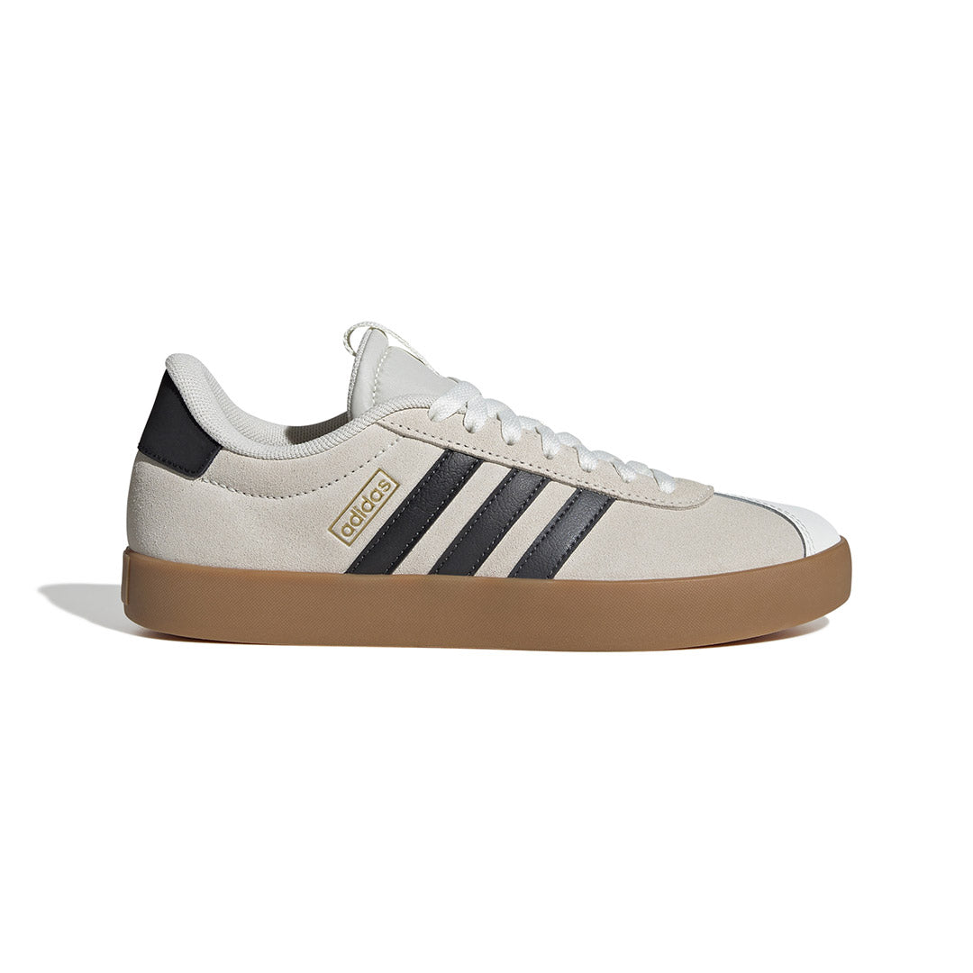 Adidas Women's Vl Court 3.0 Off White/Black Sneaker Shoes