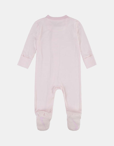 Nike Kid's Striped Coverall Pink Onesie
