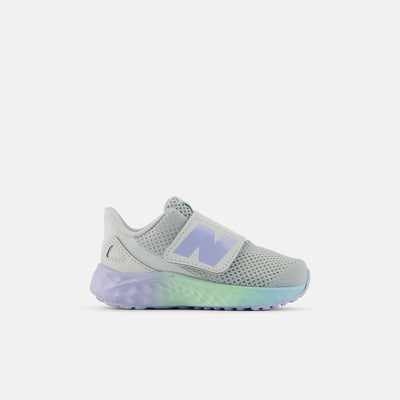 New Balance Kid's Fresh Foam Arishi V4 Grey/Jade Running Shoes