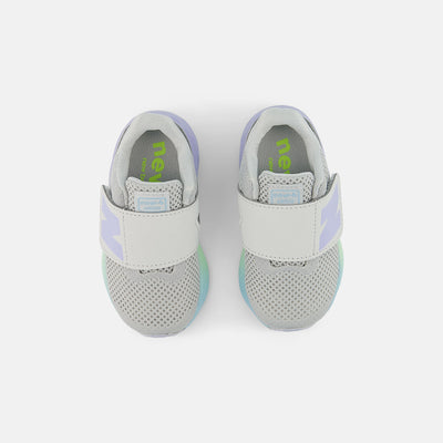 New Balance Kid's Fresh Foam Arishi V4 Grey/Jade Running Shoes