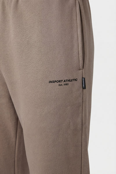 Insport Womens Mia Taupe Fleece Trackpants