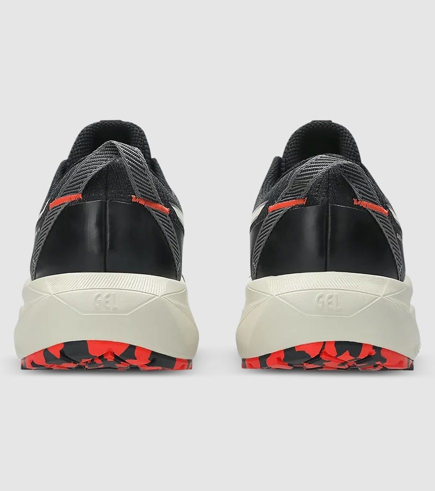 ASICS MEN'S VENTURE 11 BLACK/DUST TRAIL RUNNING SHOES EXTRA WIDE (4E)