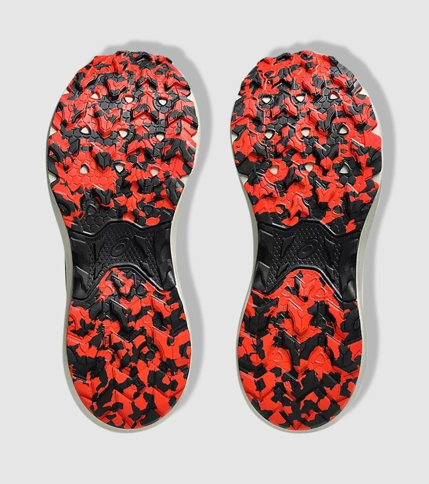 ASICS MEN'S VENTURE 11 BLACK/DUST TRAIL RUNNING SHOES EXTRA WIDE (4E)