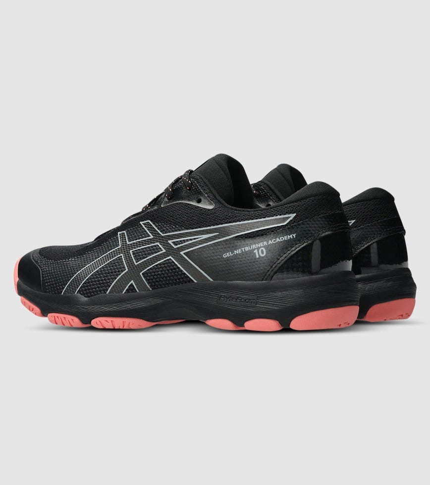 Asics Women's Gel-Netburner Academy 10 Black/Gravel Netball Shoes