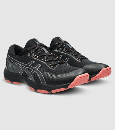 Asics Women's Gel-Netburner Academy 10 Black/Gravel Netball Shoes
