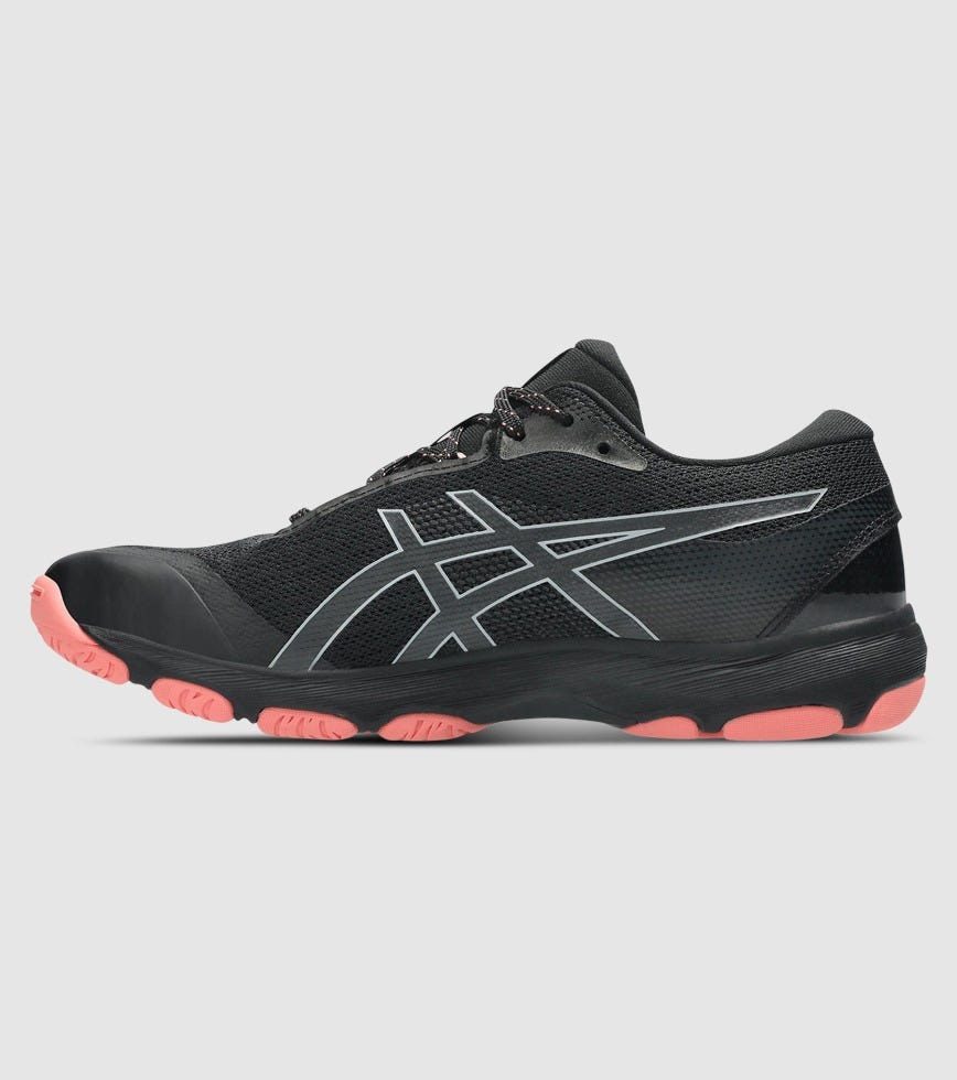 Asics Women's Gel-Netburner Academy 10 Black/Gravel Netball Shoes