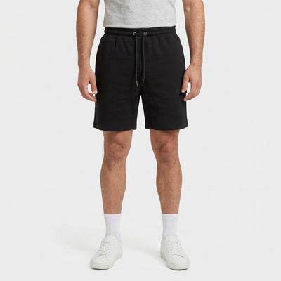 INSPORT mens Scuba short in black, front view on model