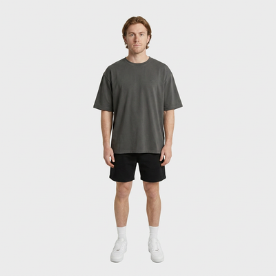 INSPORT mens Scuba tee in charcoal, front view