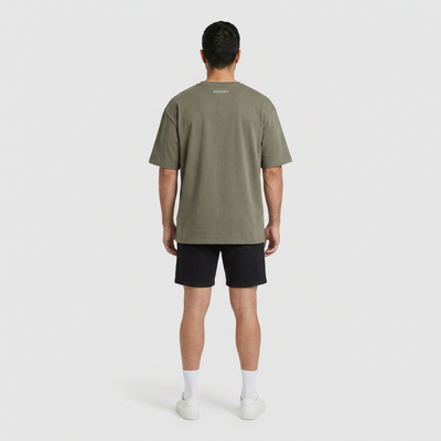 INSPORT mens Scuba tee in moss, back view