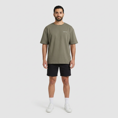 INSPORT mens Scuba tee in moss, front view