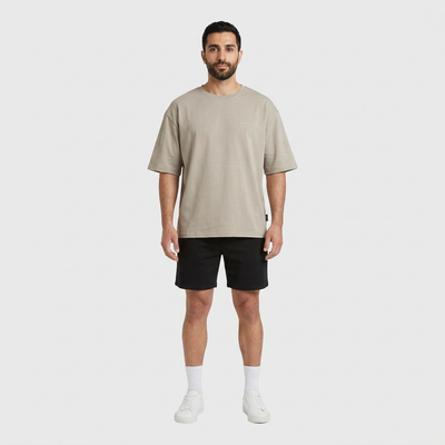 INSPORT mens Scuba tee in stone, front view