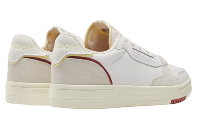 Reebok Men's Court Chalk/Red Sneaker Shoes