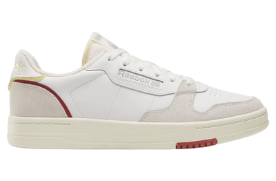 Reebok Men's Court Chalk/Red Sneaker Shoes