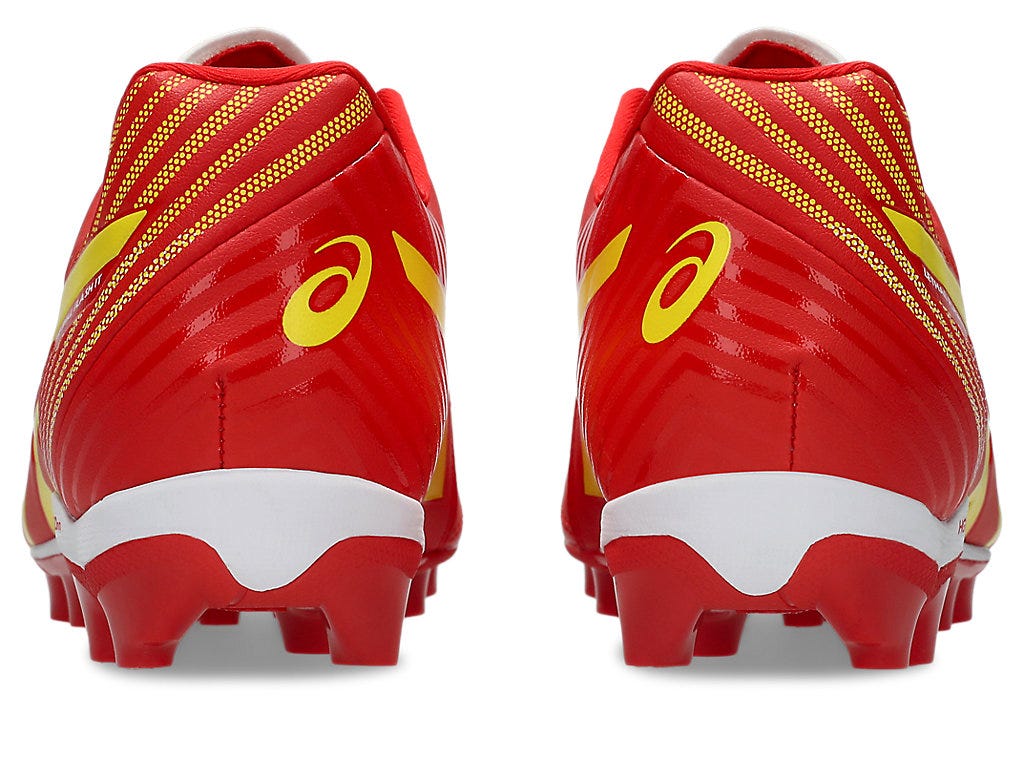 Asics Kid's Lethal Flash It 3 Gs Red/Yellow Football Boots