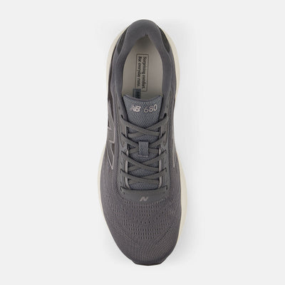 New Balance Men's Fresh Foam 680 V9 Grey/Black Running Shoes (Width 2e)