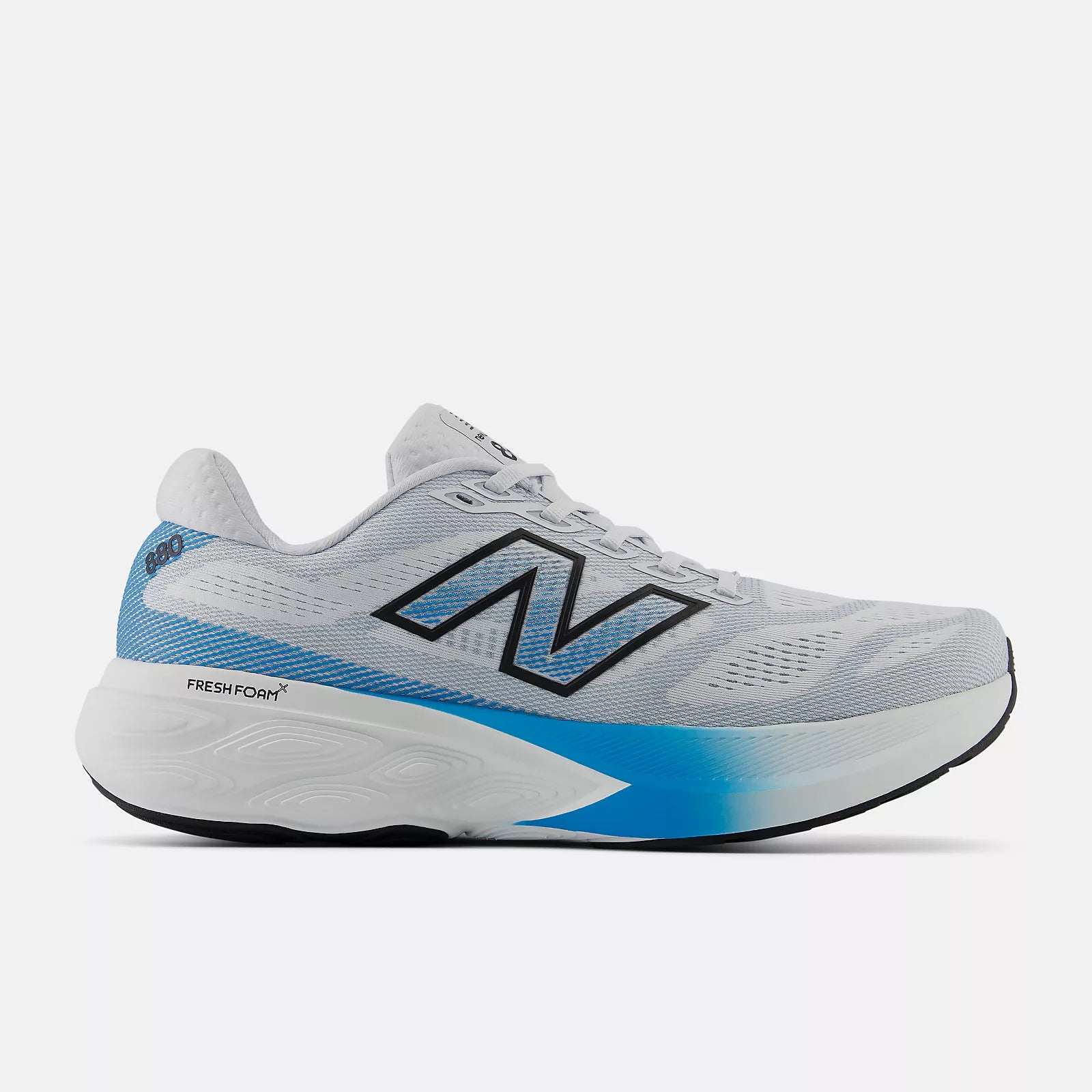 NEW BALANCE MEN'S FRESH FOAM X 880V15 WHITE/BLUE RUNNING SHOES (WIDTH 2E)