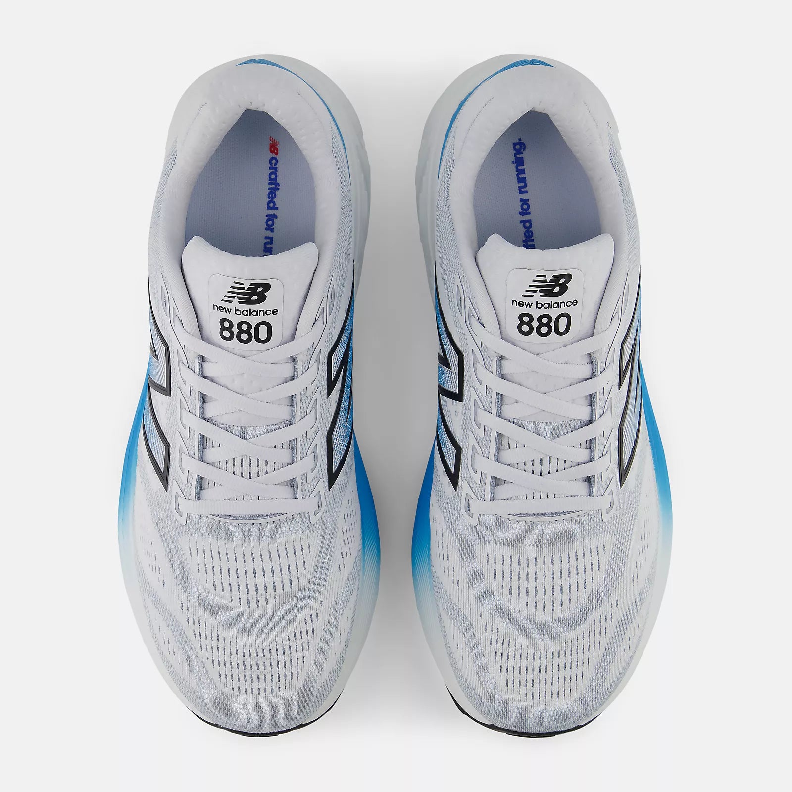 NEW BALANCE MEN'S FRESH FOAM X 880V15 WHITE/BLUE RUNNING SHOES (WIDTH 2E)