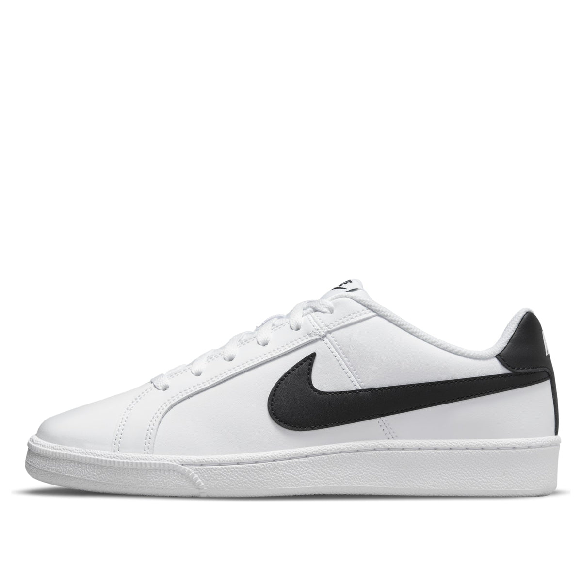 NIKE MEN'S COURT ROYALE WHITE/BLACK SNEAKER SHOES