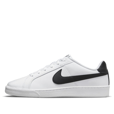NIKE MEN'S COURT ROYALE WHITE/BLACK SNEAKER SHOES