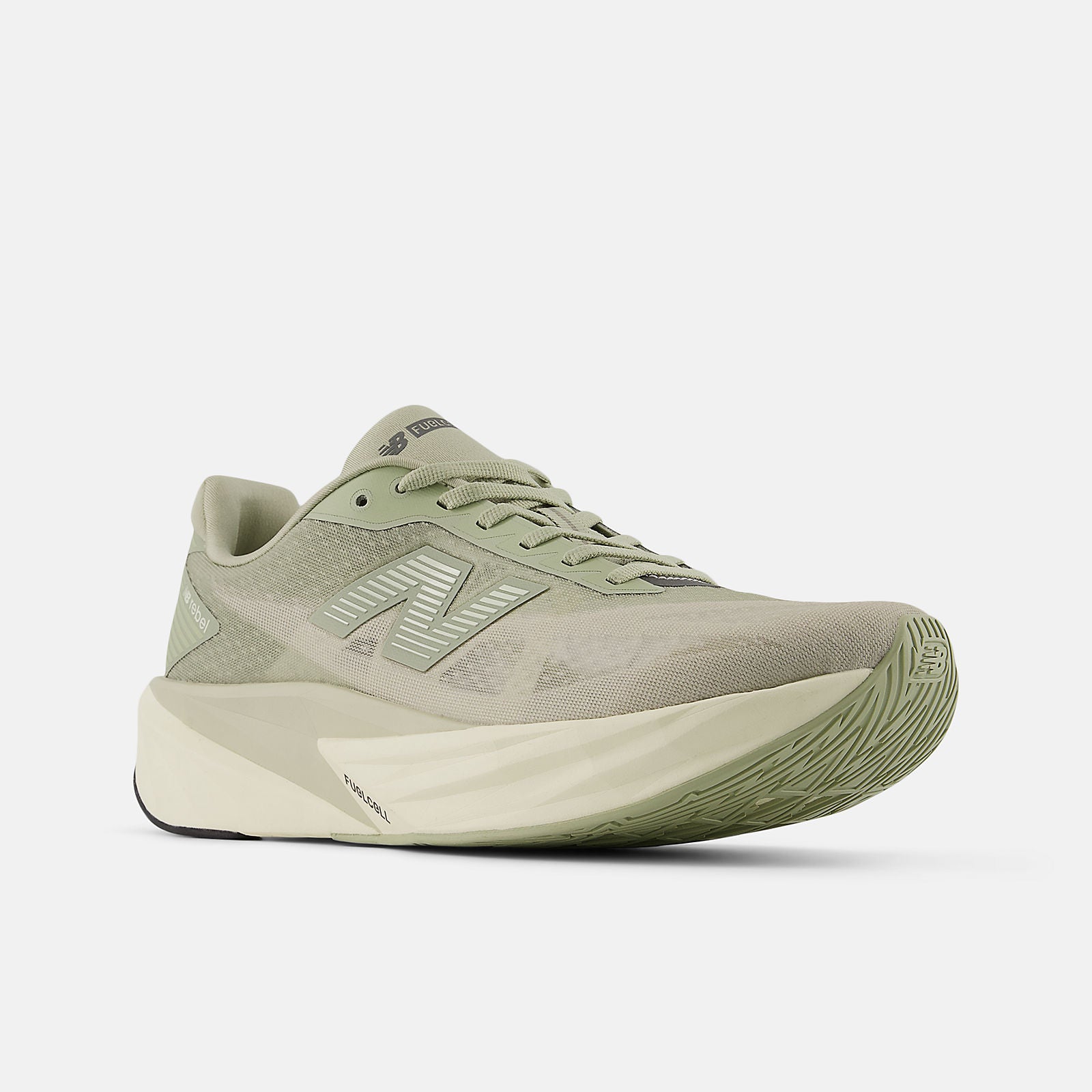 New Balance Men's Fuelcell Rebel V5 Olive Running Shoes