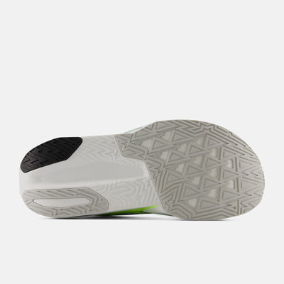 NEW BALANCE MEN'S FUELCELL REBEL V5 FLURO/WHITE RUNNING SHOES