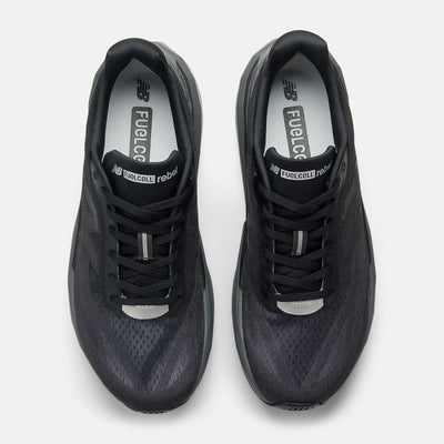 NEW BALANCE MEN'S FUELCELL REBEL V5 TRIPLE BLACK RUNNING SHOES