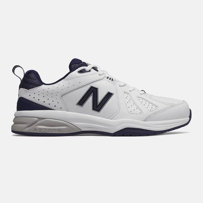 New Balance Men's 624v5 White/Navy Shoe (2e Wide)