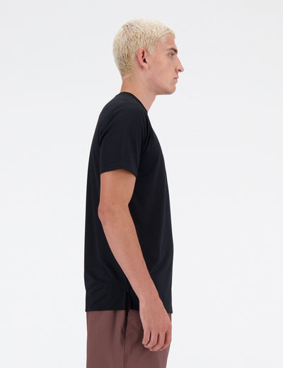 New Balance Sport Essentials Tee in Black – side