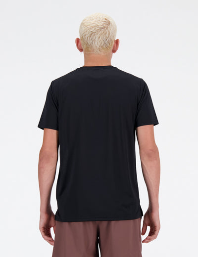 New Balance Sport Essentials Tee in Black – back