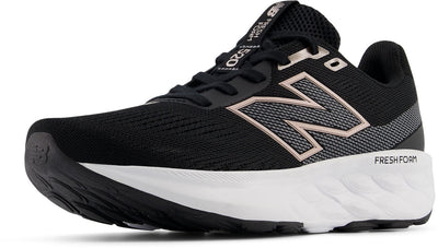New Balance Women's 520 Fresh Foam V9 Black/White Running Shoes (Width D)
