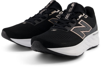 New Balance Women's 520 Fresh Foam V9 Black/White Running Shoes (Width D)