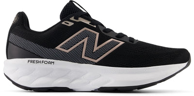 New Balance Women's 520 Fresh Foam V9 Black/White Running Shoes (Width D)