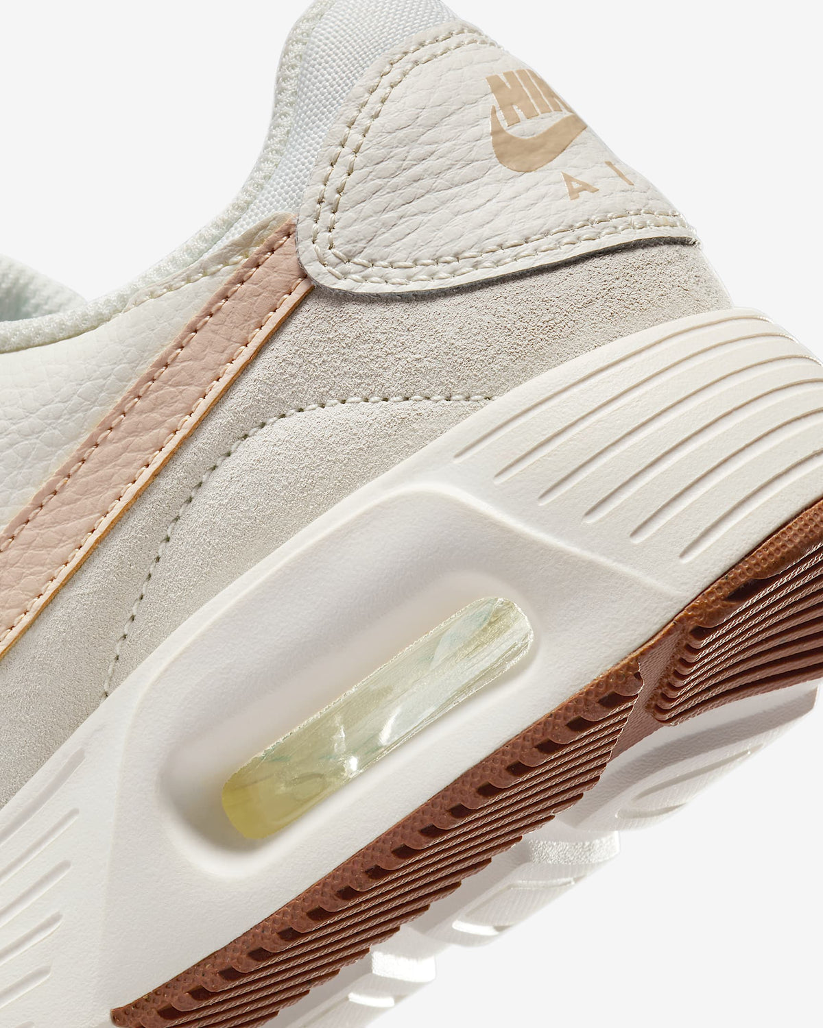 Nike Womens Air Max SC Sail/Sanddrift Max Air heel detail